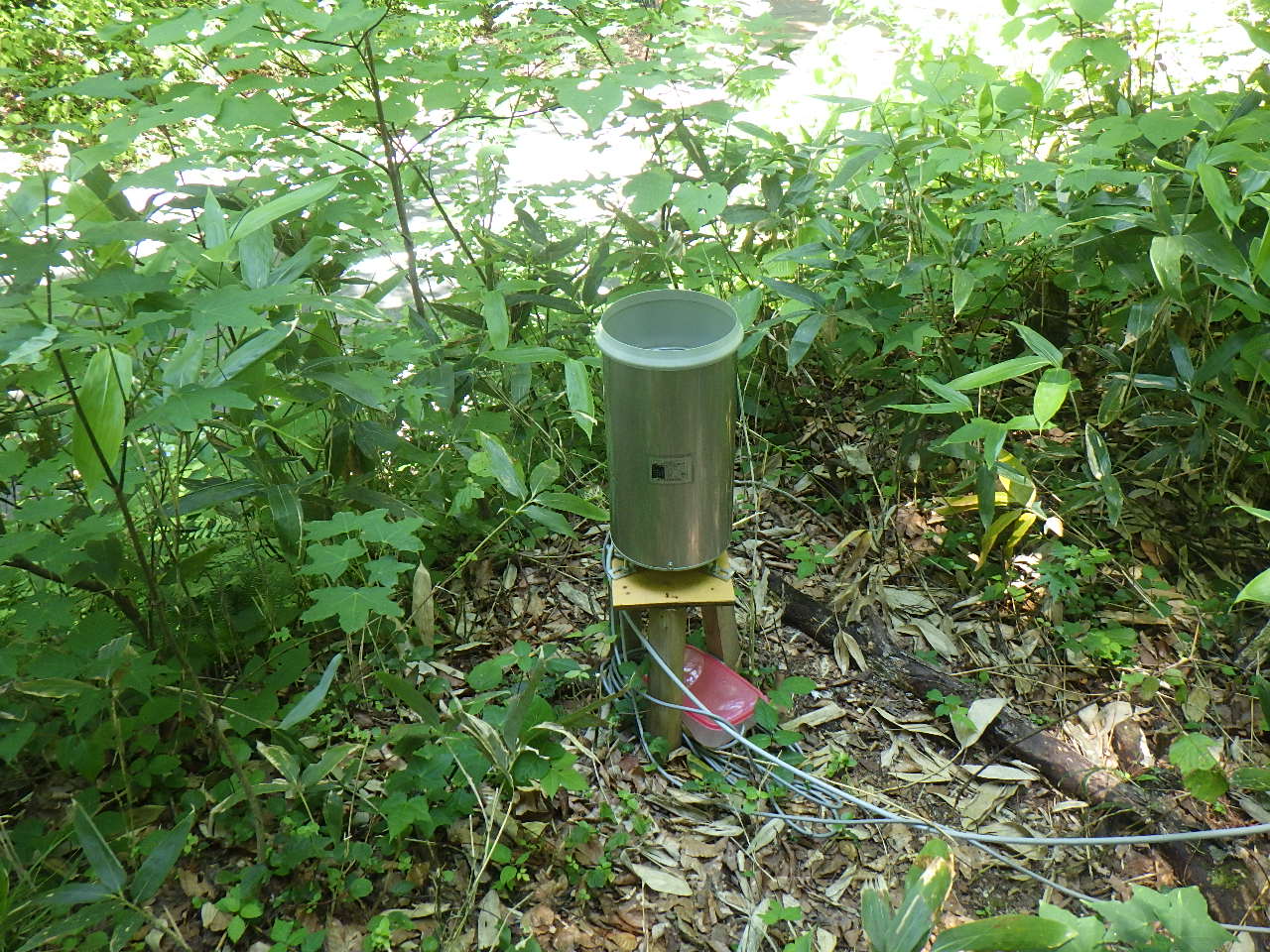 雨量計 野外設置